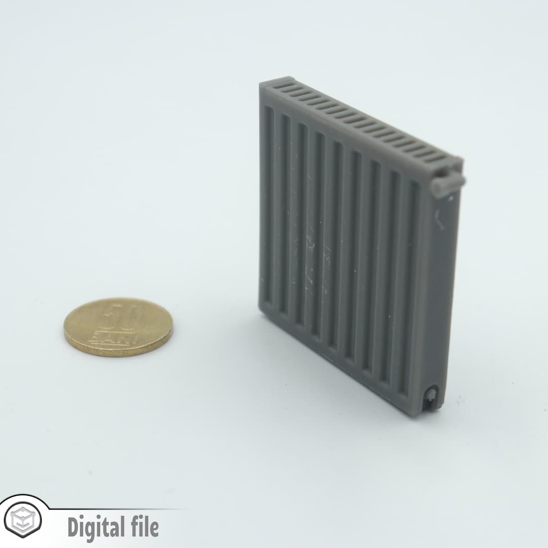 1:12 Miniature Modern Radiator Living Room/bedroom/kitchen 3d Stl File ...