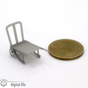 1:87 HO Drewniany wózek na bagaże model pociągu 3D plik stl