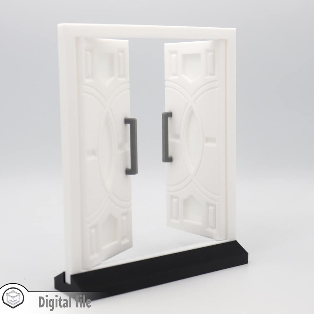 1:12 Miniature Functional Double Door Style 7 Multi-color and Multi ...