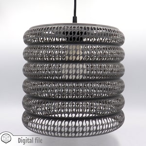 Pendant lamp #13 3D Printed STL File