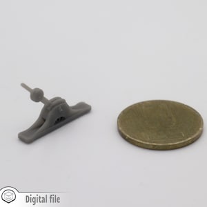 1:87 HO Scale Rail switch level train model 3D stl file