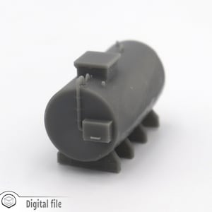 1:87 HO Large diesel tank train model 3D stl file