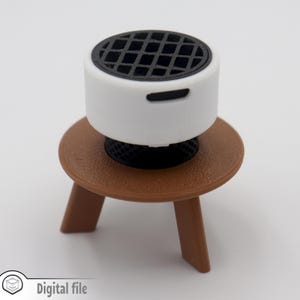 1:12 miniature Outdoor barbeque 3d stl file