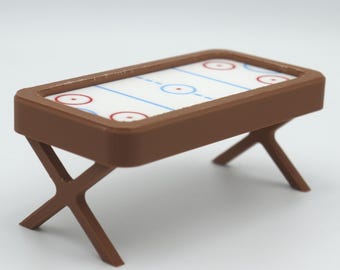 1:12 miniatuur airhockeytafelspel 3d stl-bestand