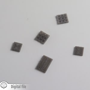 1:87 HO Set of 3 sewer covers #1 train model 3D stl file