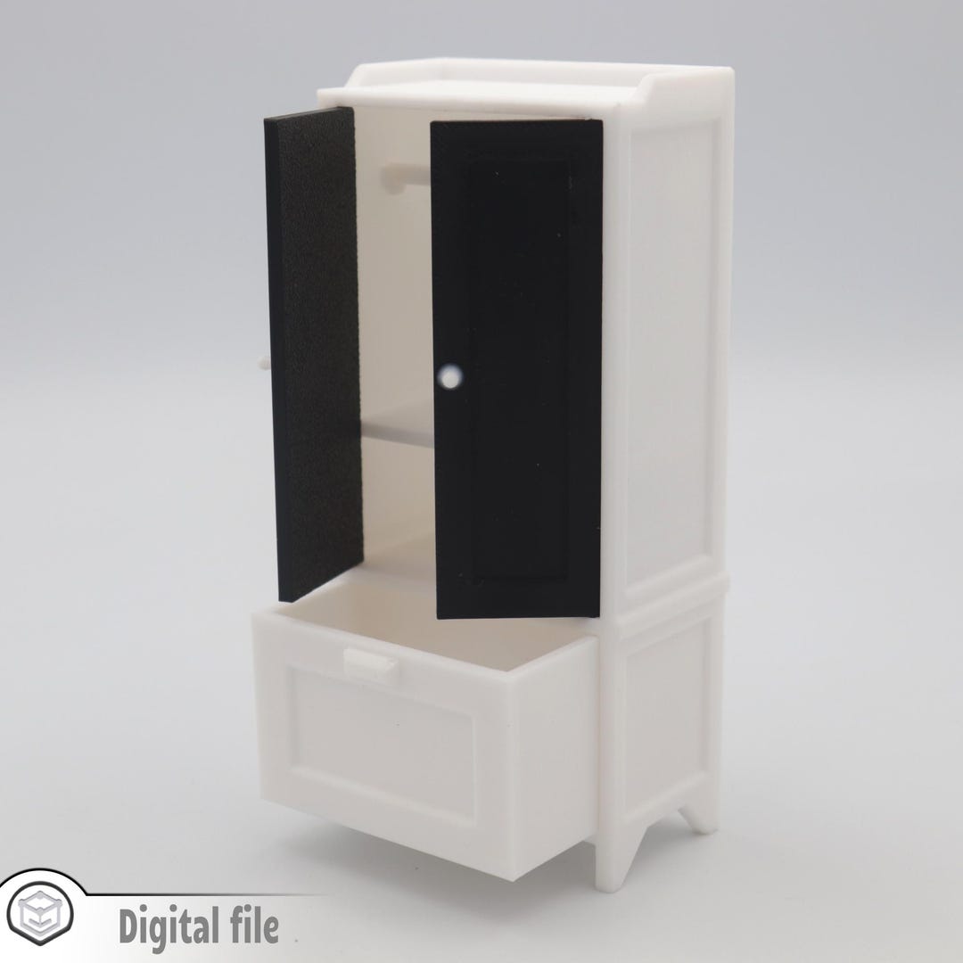 Small 3d Hanger Pocket Wardrobe with Dust Cover - Plus Sign
