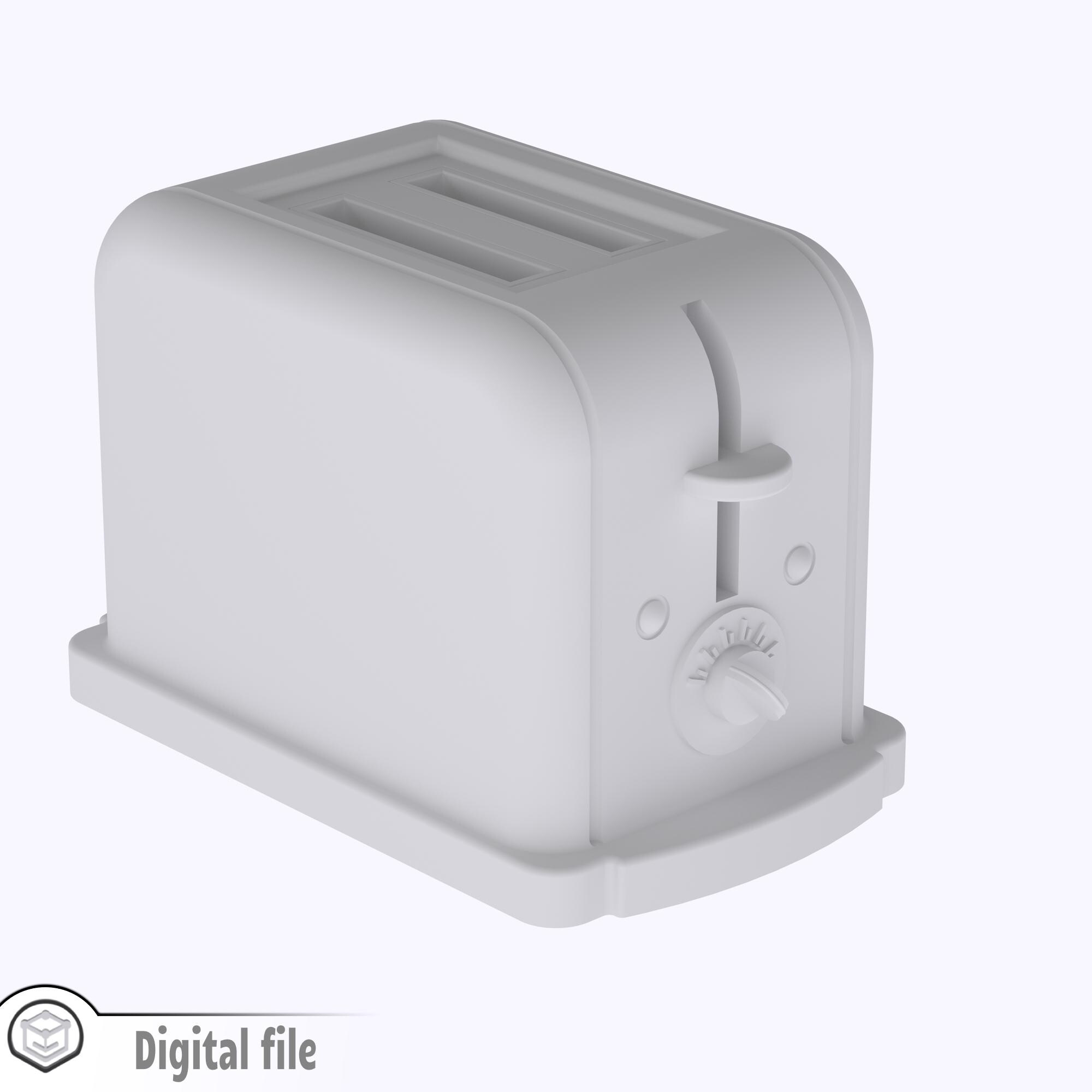 1:12 Miniature Kitchen Toaster 3d Stl File - Etsy