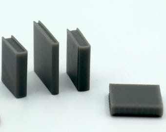 1:12 miniature Set of 4 book covers 3d stl file