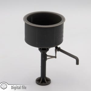 1:87 HO Water tower for locomotives model 3D stl file