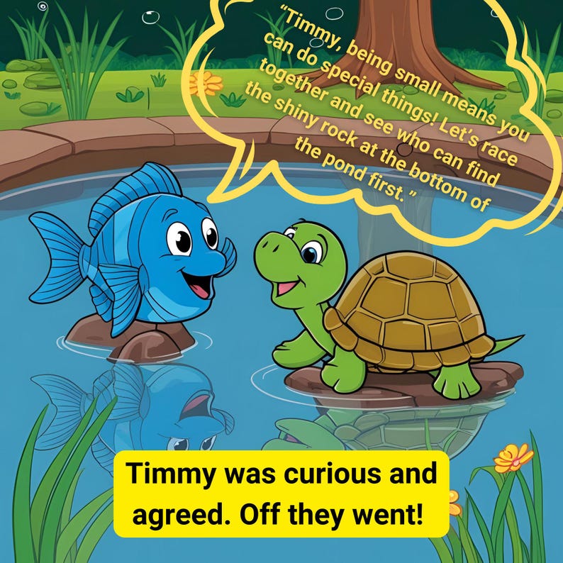 Children’s Storybook: Timmy the Tiniest Turtle | Printable Kids Book ...
