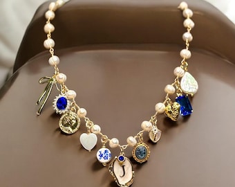 Design Your Own Custom Charm Necklace/Customizable Charm Necklace/ Charm Necklace/ Gifts For Her/Birthday Gifts
