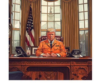 Trump Clipart: Funny Political Image Bundle with SVG and PNG Files
