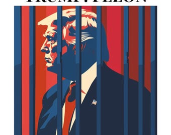 Trump Clipart Bundle: 4 Felon Images in PNG and SVG Formats