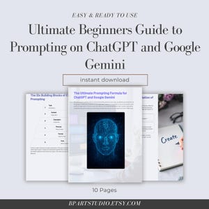 ChatGPT & Gemini Prompting Guide: AI Prompt Formulas, Beginner-Friendly (PDF 10 Pages)