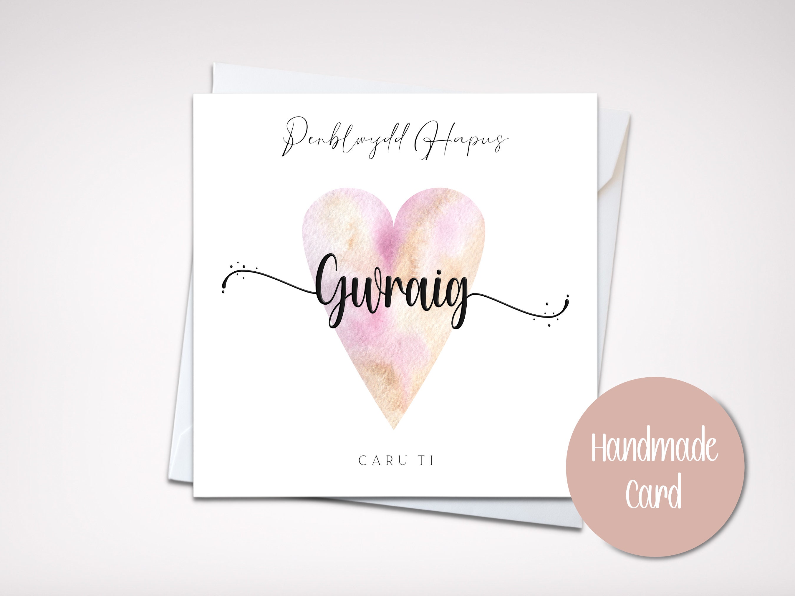 Welsh Birthday Card 'Penblwydd Hapus' - Nansi Nudd – Draenog