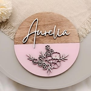 cartello in legno personalizzato decorazione per cameretta bambini nome cartello in legno regali individuali design sostenibile per cameretta bambini