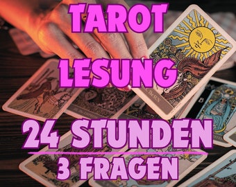 Sofortige Klarheit in 24 Stunden: Deine Tarot-Lesung mit 3 Fragen