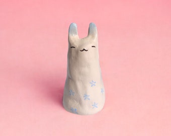 Ceramic Salt and Pepper Shaker Bunny, Clay&Slay, Gift for Her, Handpainted, Pottery shaker, Cute Gift for Tea Lovers, Bunny Cute Figurine