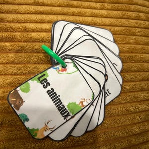 Cartes nomenclature des animaux