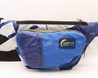 Kitesurfing recycled hip bag, fanny pack