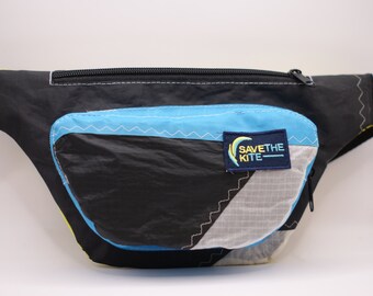 Kitesurfing recycled hip bag, fanny pack