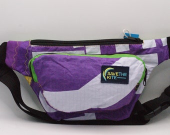 Kitesurfing recycled hip bag, fanny pack