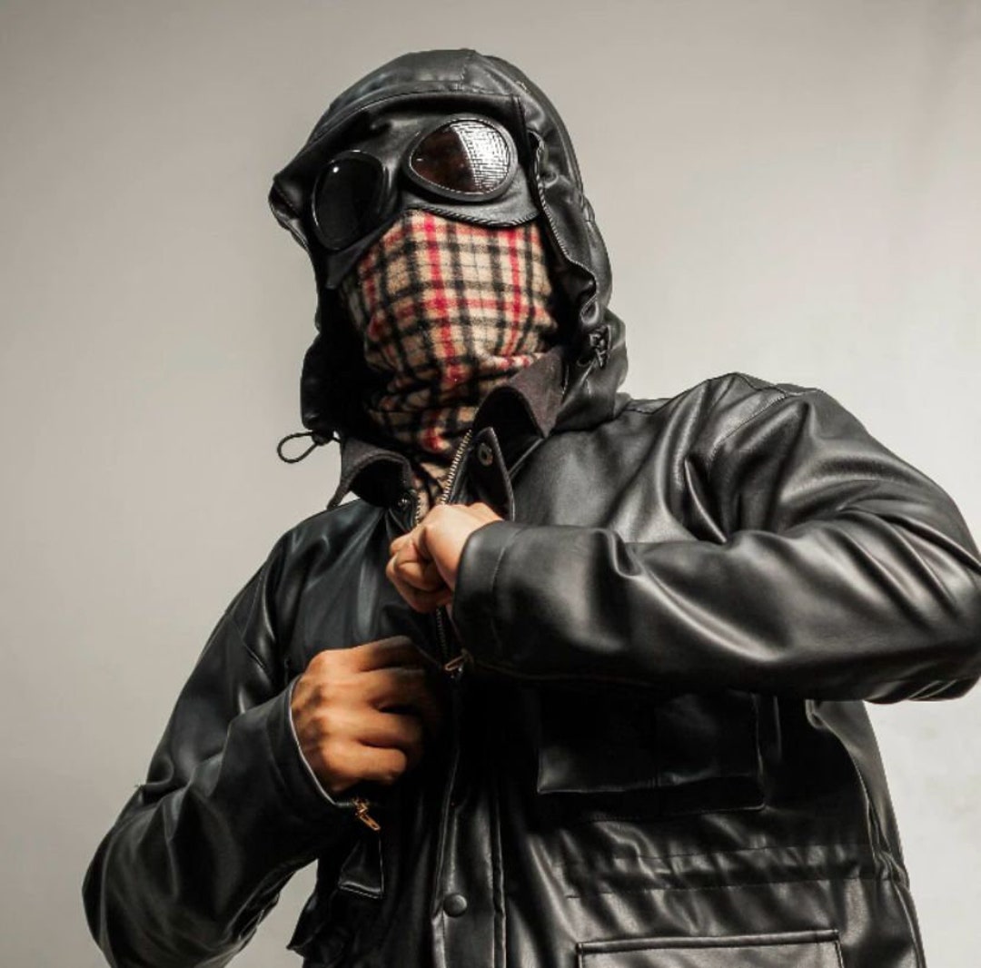 Goggle Jacket Black Jacket Goggle Thomson Parkinson Jacket Leather