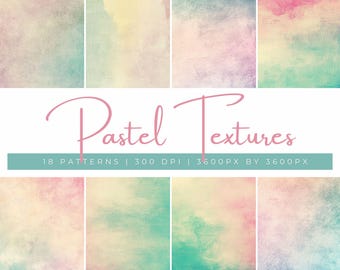 Papier met pasteltexturen, aquarelachtergronden, papier met abstracte regenbooggradiënten, pastelkleurige plakboeken, plakboekpagina's met pasteltextuur