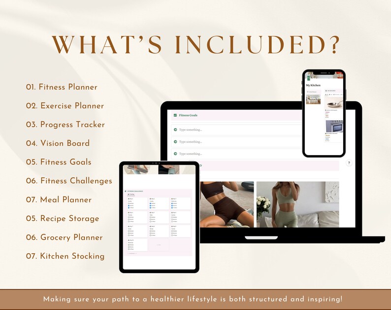 Notion Fitness Planner Template