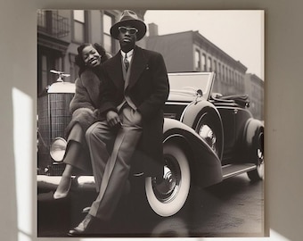 5 x 1930s Harlem Renaissance Set B| DIGITAL DOWNLOAD| Black Excellence Portraits, AI Art, Printable | Black Wall Art Prints| Black Women.