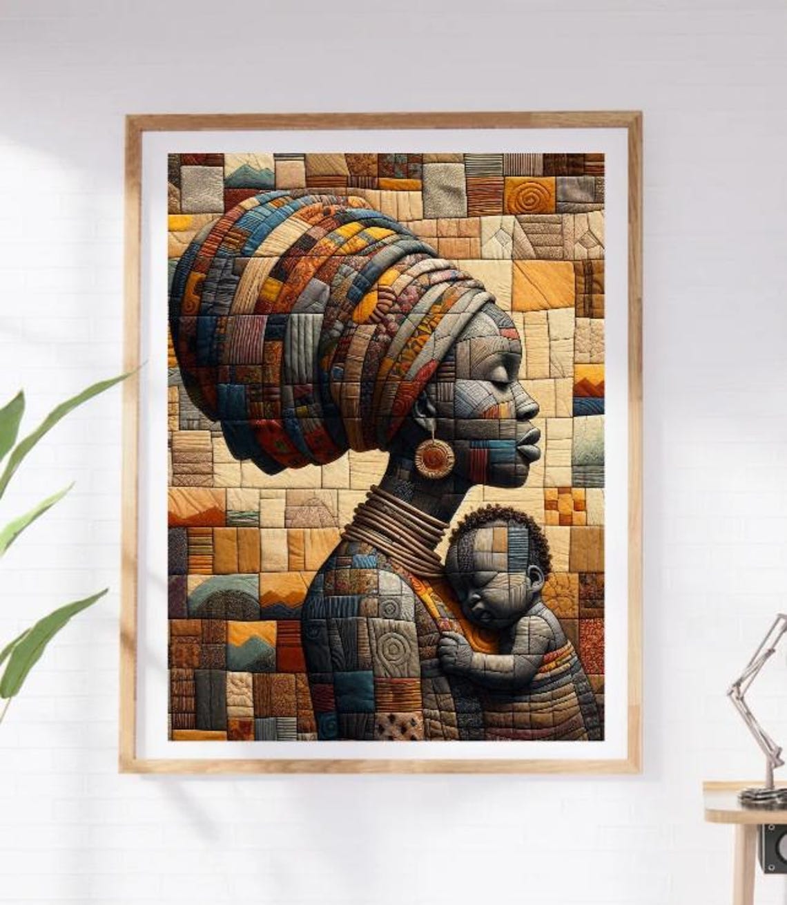 5 X African Kente Musical Family Wall Art Set C | DIGITAL DOWNLOAD ...