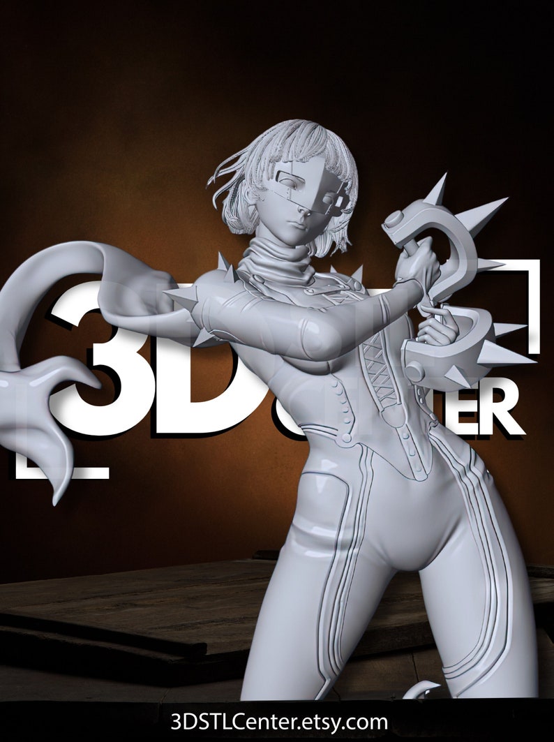 Anime Girl SC1126 3D Printer STL File High Quality 3D Printing Files 3D