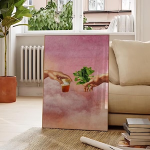 Morocco Poster, Moroccan Wall Art, Vintage Morocco Poster, Morocco Travel Poster, Rose Morocco Poster, Minimaliste Morocco Poster