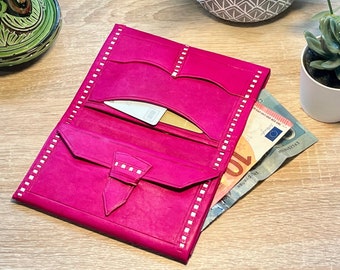 Wallet, Moroccan Leather Wallet, Bifold Wallet, Envelope Wallet, Women&#39;s Wallet, Men&#39;s Wallet