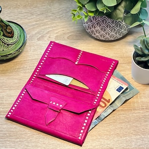 Portefeuille Cuir Portefeuille Marocain en Cuir Portefeuille Pliable deux volet Portefeuille Enveloppe Portefeuille Femme Portefeuille Homme