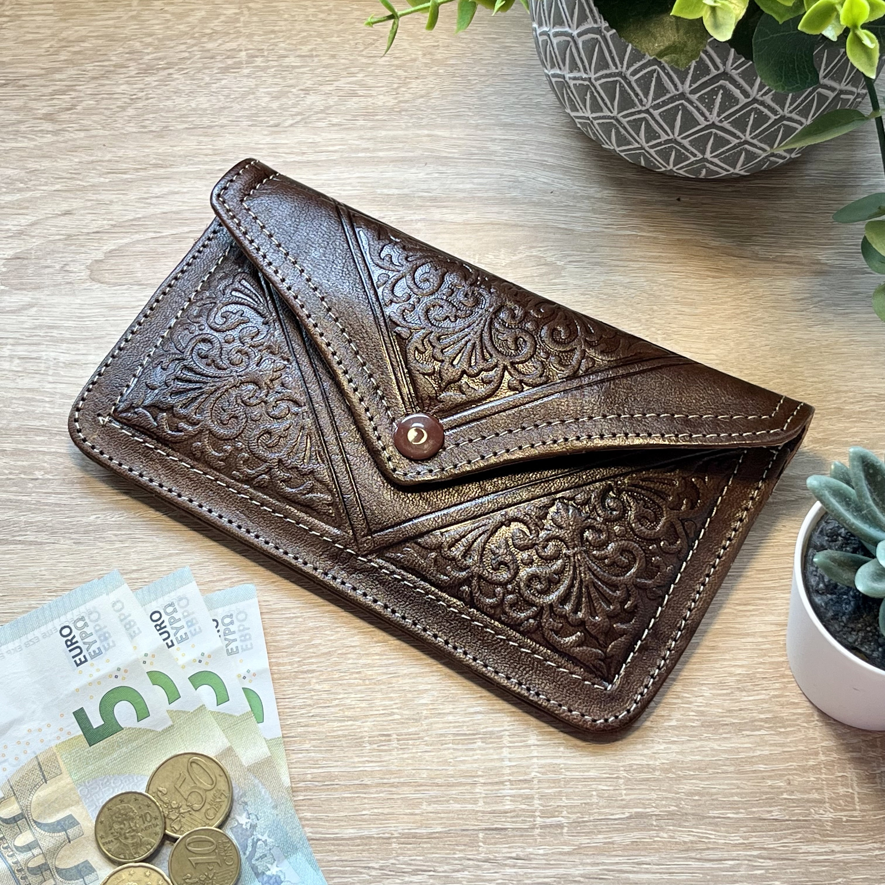Wallet, Moroccan Leather Wallet, Moroccan Leather Coin Purse