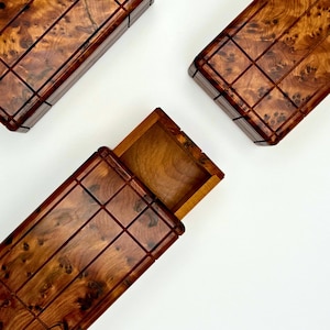 Wooden Puzzle Box Secret Wooden Box Hidden Compartment Wooden Jewelry Box Jewelry Chest Mystery Box Secret Lock Box