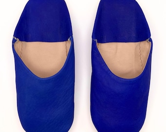 Zapatillas Mujer Babouche marroquí Zapatillas hechas a mano de zapatos de cuero orgánico suave Zapatos de mujer Zapatillas de casa Mulas de cuero Idea de regalo
