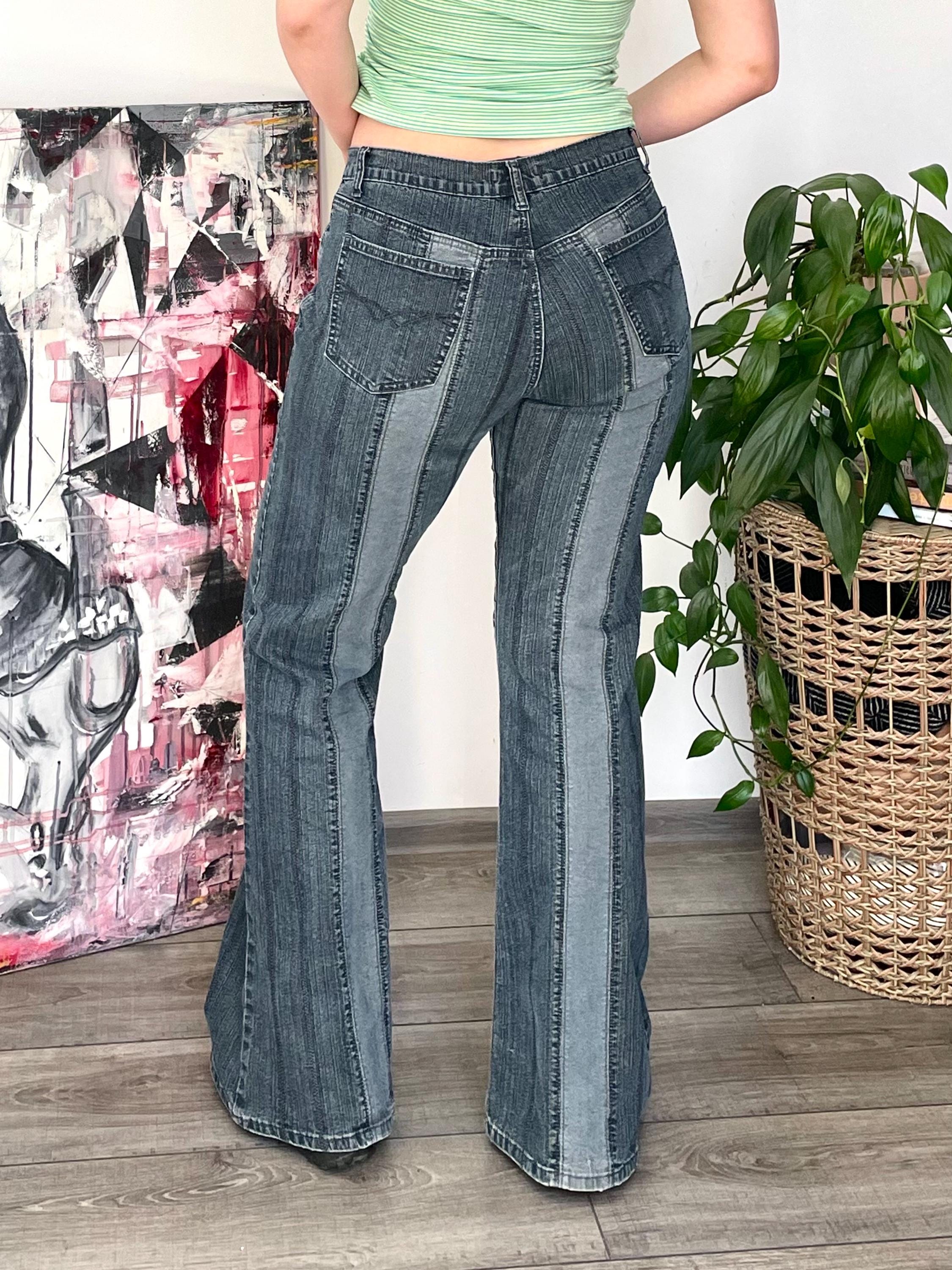 Vintage Low Rise Flare Jeans - Etsy Canada