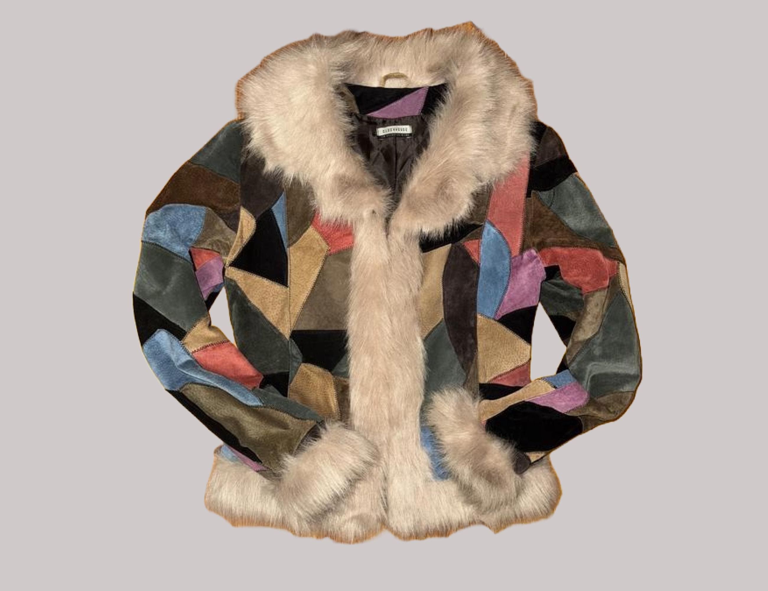 Vintage Suede Jacket With Fur - Etsy Canada