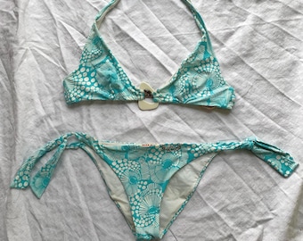 Bikini halter de lunares Vintage Miss Sixty — Talla M