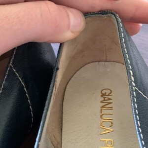 Vintage Green Leather Loafers — 37 size image 7