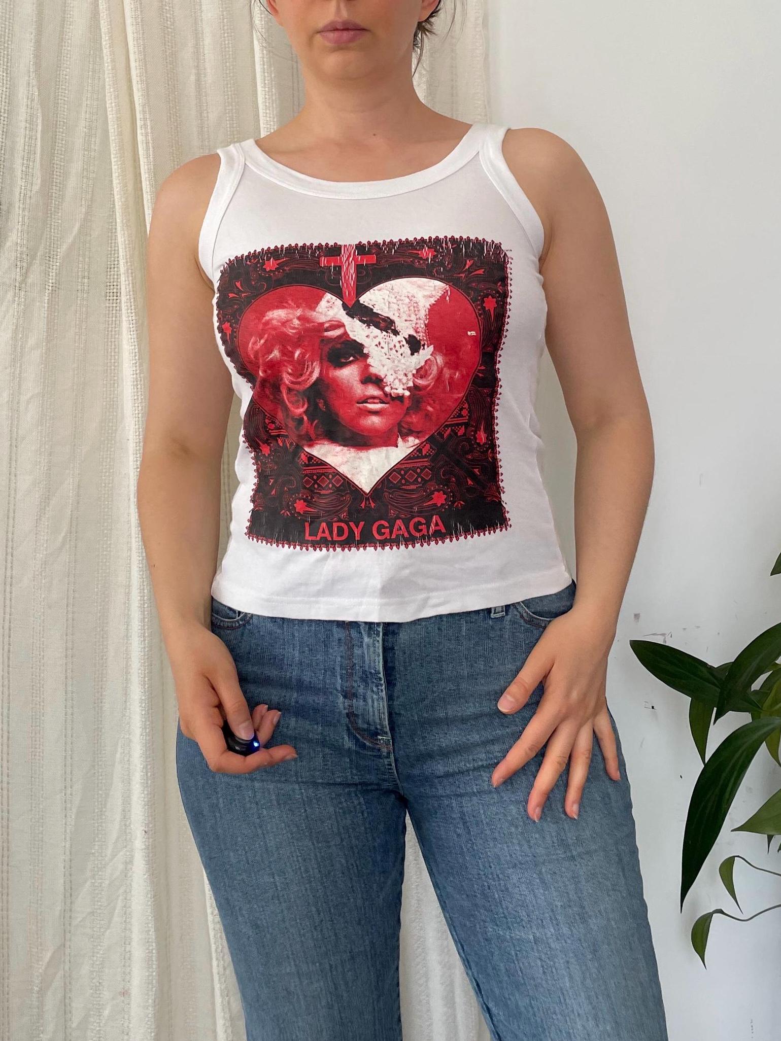 Lady Gaga Tank - Etsy UK