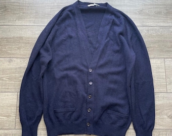 Vintage Pringle of Scotland Lambswool Cable Knit Cardigan - M size