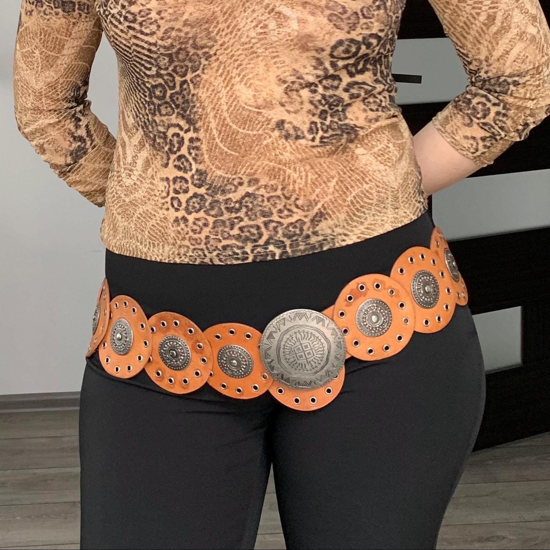 Disc Concho Belt - Etsy