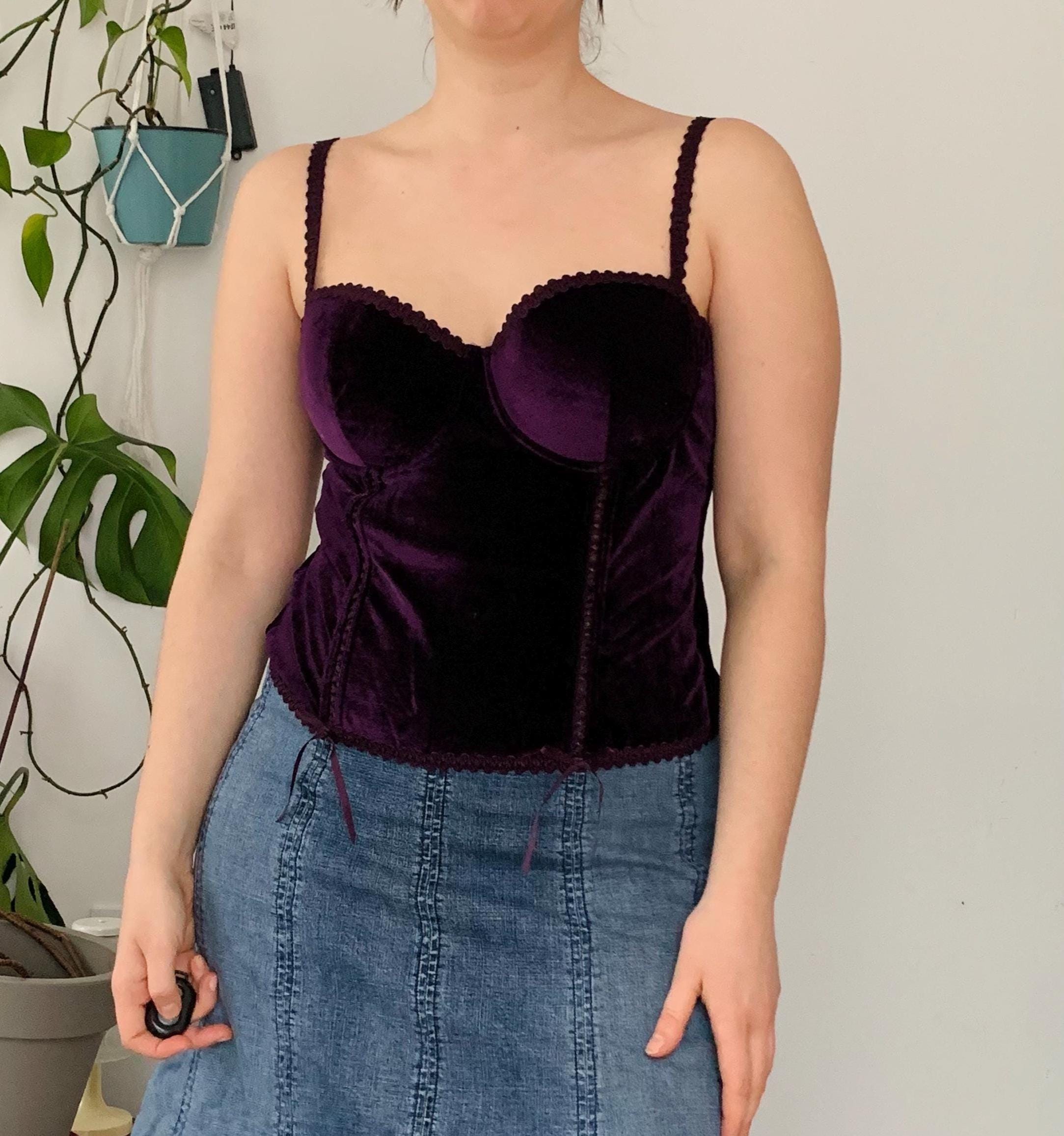 Vintage 90s Velvet Whimsical Tops — S-L Sizes - Etsy