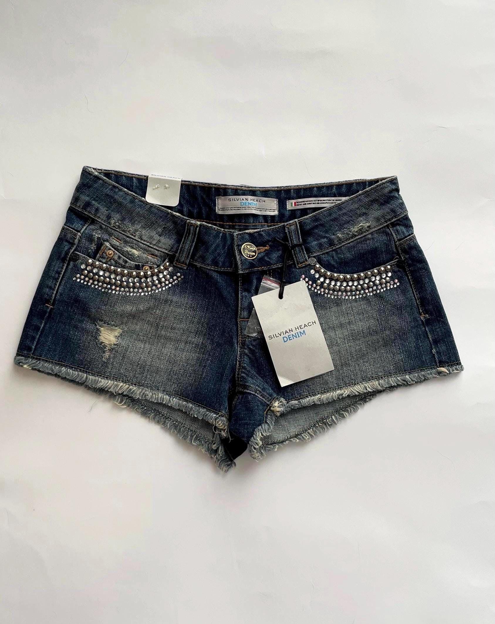 Y2k Micro Shorts - Etsy