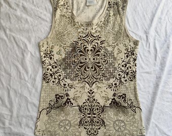 Vintage Boho Floral Summer Tops — S–M sizes