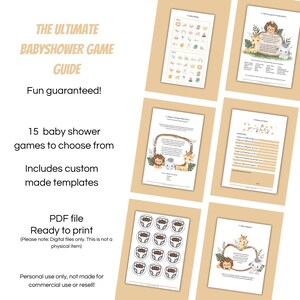 Guide des jeux de baby shower
