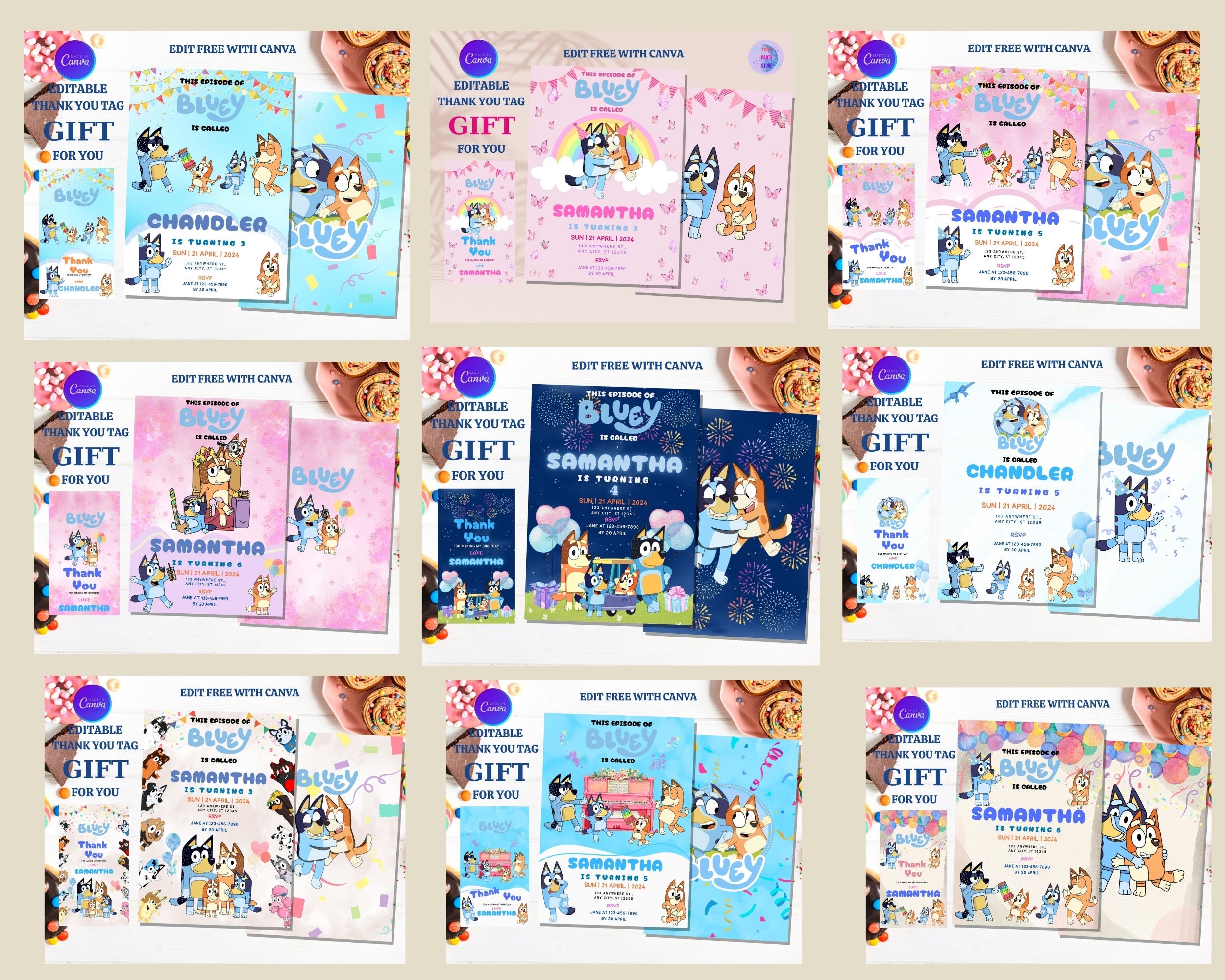 Feather Wand Blue Dog Party Favors for Girl Party Blue Dog Theme Girls ...